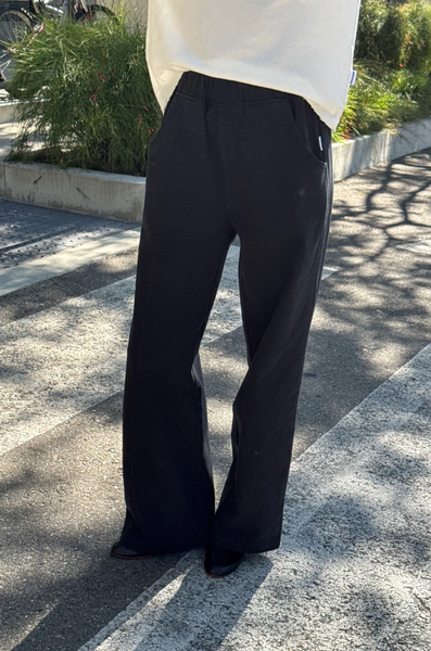 Le Bon Shoppe Bon Arc Pants - Black Canvas