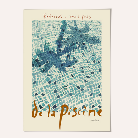 Sissan - La Piscine Framed Print