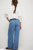 Free People -  Dakota Cinched Pull-On Jeans - Vine