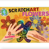 Scratch Art Flowers