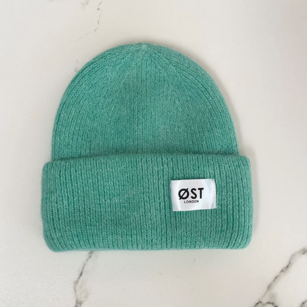 OST London - Clara Angora Beanie-Turquoise