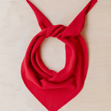 TBCo - Merino Triangle Scarf in Red