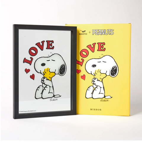 Peanuts Framed Mirror - Love