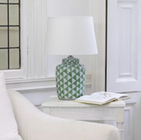 Lamp Fontana Olive with White Shade