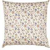 Ib Laursen Cushion with Purple & Brown Flowers