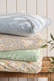 Ib Laursen Box Cushion Line with Multicoloured Flowers