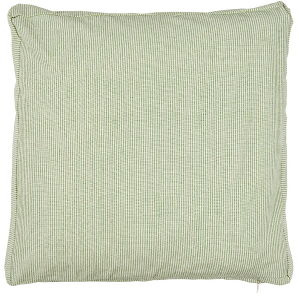 Ib Laursen Box Cushion Emil With Thin Green Stripes