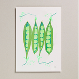 Risograph Print- Garden Peas