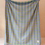 Tbco - Warerproof Picnic Blanket in Green Gingham