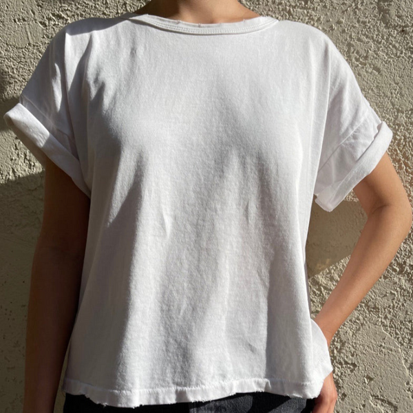 Le Bon Shoppe Vintage Fille Tee - Clean White