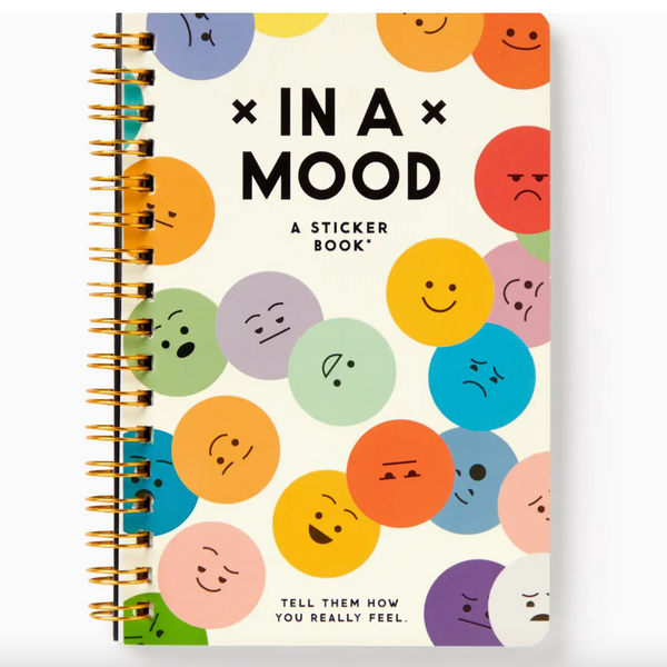 In a mood- sticker book