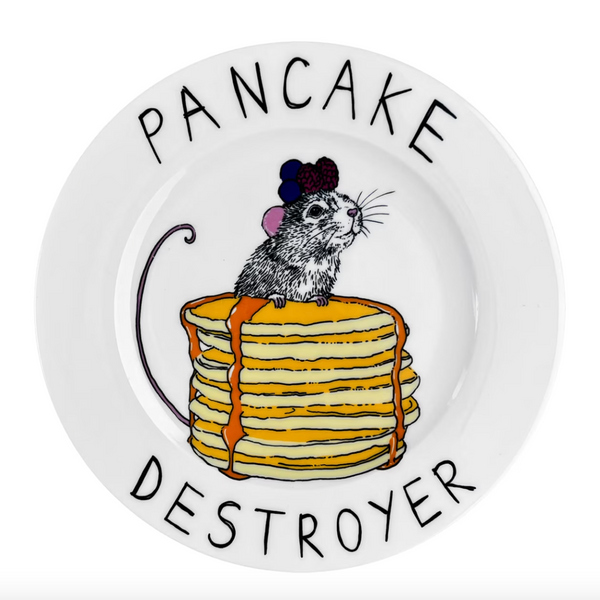 'Pancake Destroyer' China Plate