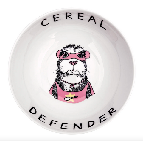 'Cereal Defender' China Bowl