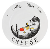 'I Really Otter Have Cheese' China Plate