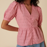 Nobody's Child- Pink Ria Blouse