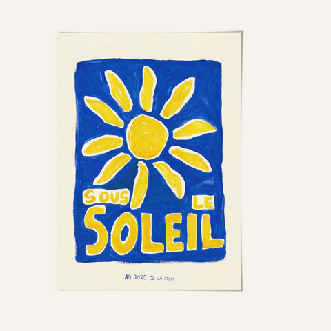 Abbie Franks - Sous le Soleil Print 50X70cm