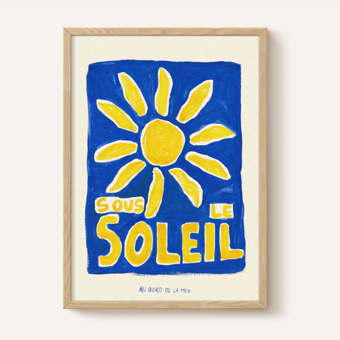 Abbie Franks - Sous le Soleil Framed Print