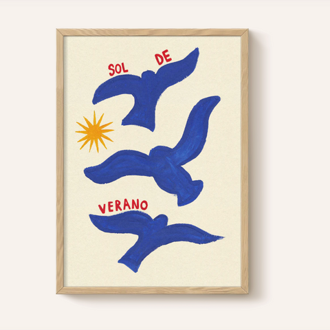 Abbie Franks - Sol de Verano Framed Print