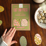 East End Press Pink Eggs Sewn Garland