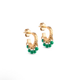 ENAMEL Copenhagen Astrid Earrings, Grass Green