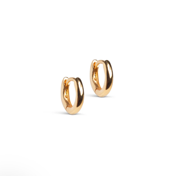 ENAMEL Copenhagen Gold Hoops, Chunky Classic 6 mm