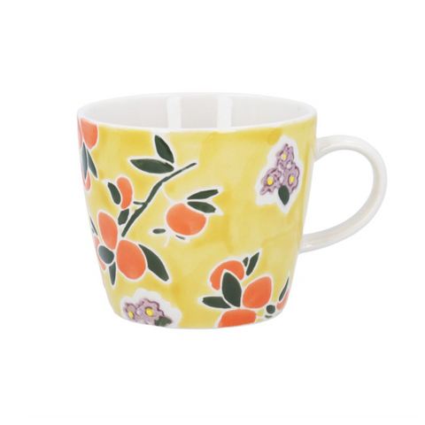 Yellow Satsuma Branch Mug