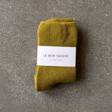 Le Bon Shoppe Cloud Socks Green Olive