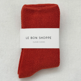 Le Bon Shoppe Cloud Socks - Burnt Orange