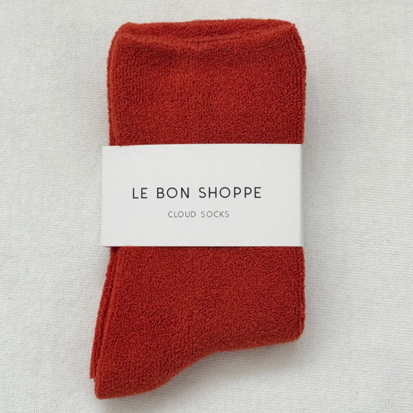 Le Bon Shoppe Cloud Socks - Burnt Orange