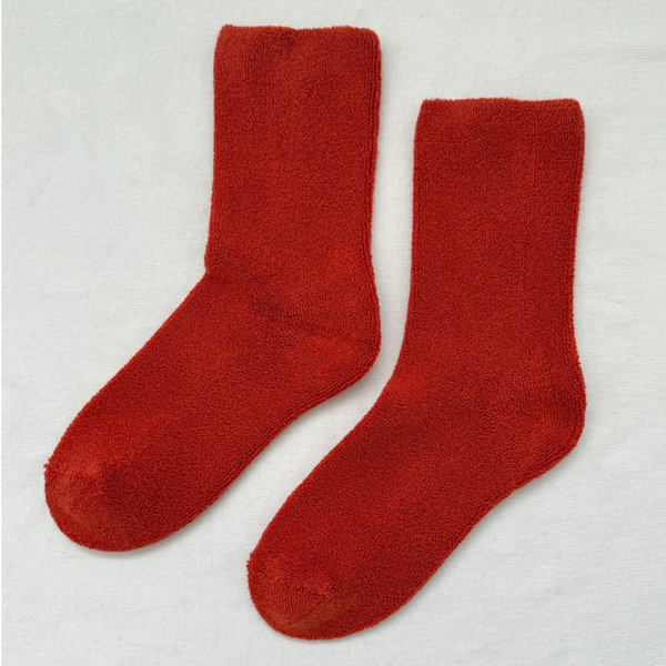 Le Bon Shoppe Cloud Socks - Burnt Orange