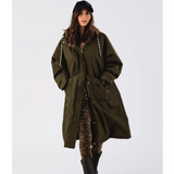 Lolly's Laundry Shea Coat Long Dark Green