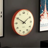 Newgate Radio City Wall Clock - Pumpkin Orange