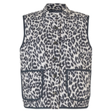 Lolly's Laundry Cairo Quilted Vest - Leopard