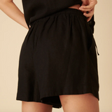 Nobody's Child- Jet Short (Linen Black)