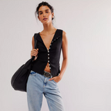 Free People Tilly Vest Black