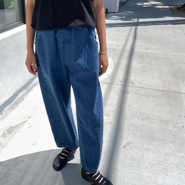 Le Bon Shoppe Arc Pants Blue Denim