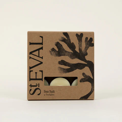 St. Evals Tealights - Sea Salt - Pack of 9