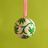 Botany Green Leaf Bauble