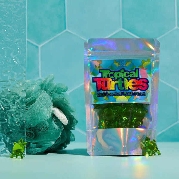 Dissolvable Tropical Turtle Bath Pearls