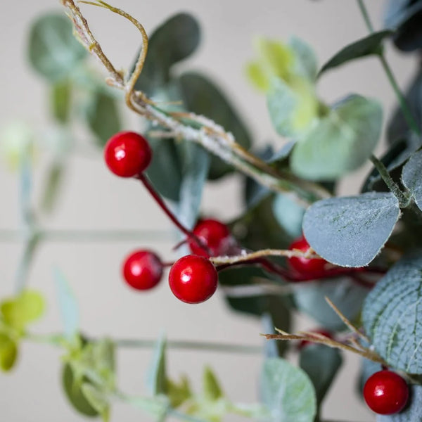 Red Berry & Eucalyptus Garland