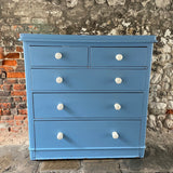 Antique Painted Pine Chest of Drawers