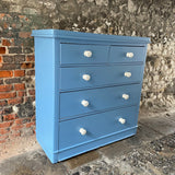 Antique Painted Pine Chest of Drawers