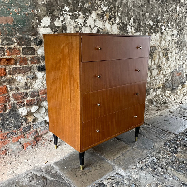 Mid Century Teak Chest of Drawers