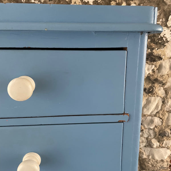 Antique Painted Pine Chest of Drawers