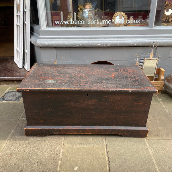 Antique Pine Blanket Box