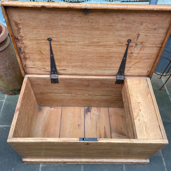 Antique Pine Blanket Box