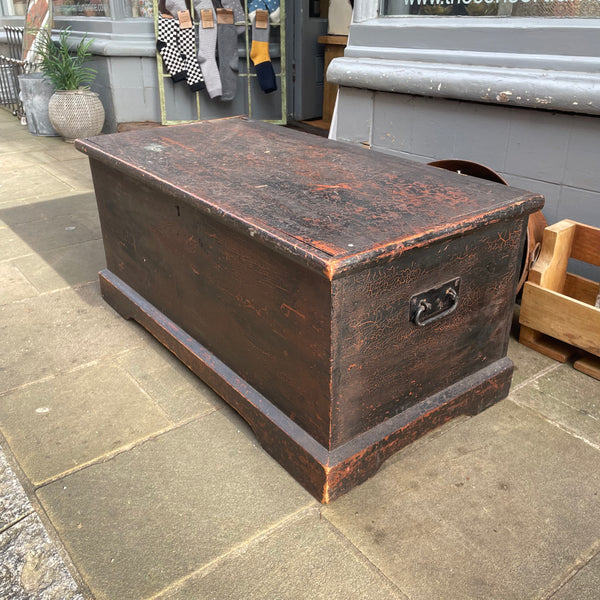 Antique Pine Blanket Box