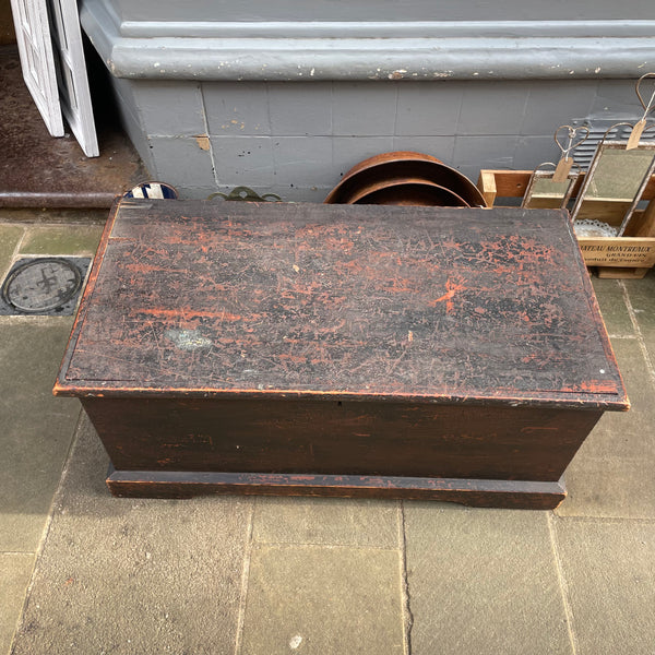 Antique Pine Blanket Box