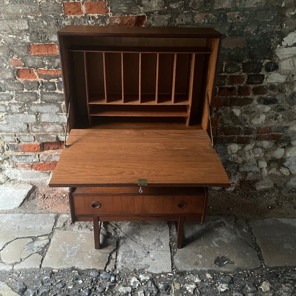 Mid Century Teak Bureau