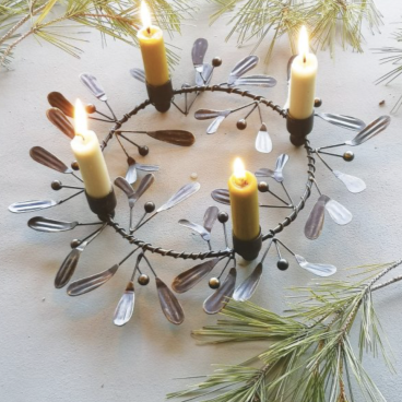 Mistletoe Candle Ring